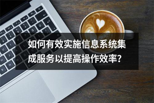 如何有效实施信息系统集成服务以提高操作效率?
