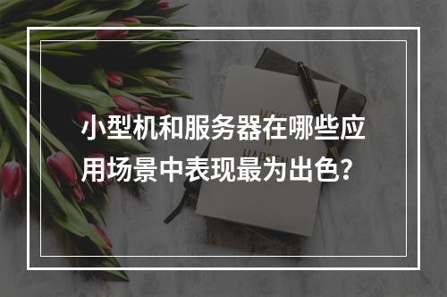 小型机和服务器在哪些应用场景中表现最为出色?