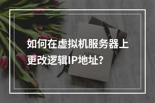 如何在虚拟机服务器上更改逻辑IP地址?