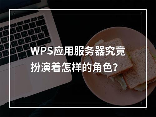 WPS应用服务器究竟扮演着怎样的角色?