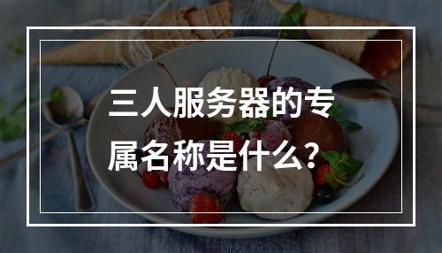 三人服务器的专属名称是什么?
