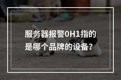 服务器报警0H1指的是哪个品牌的设备?