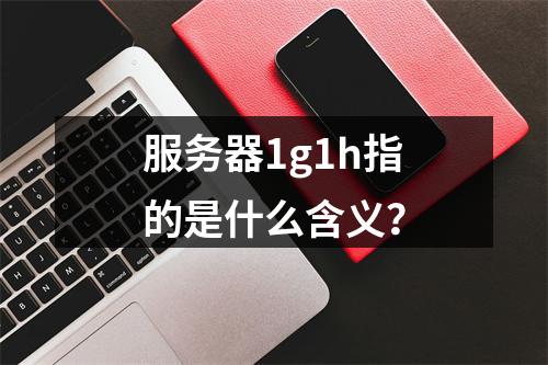 服务器1g1h指的是什么含义?