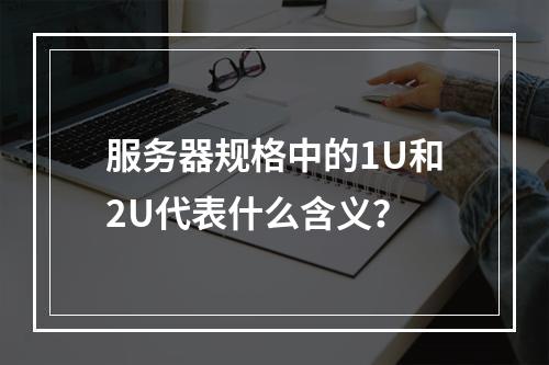 服务器规格中的1U和2U代表什么含义?