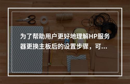为了帮助用户更好地理解HP服务器更换主板后的设置步骤,可以生成以下疑问标题,,HP服务器更换主板后需要重新配置哪些关键参数?,旨在引导读者思考和了解在更换主板后