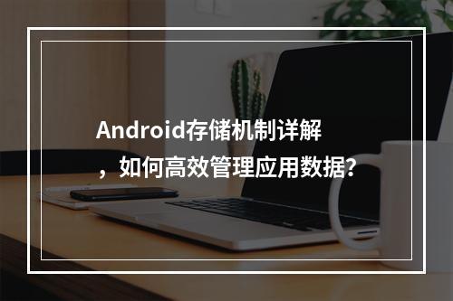 Android存储机制详解,如何高效管理应用数据?