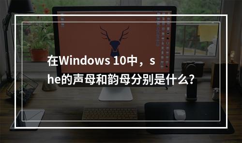 在Windows 10中,she的声母和韵母分别是什么?