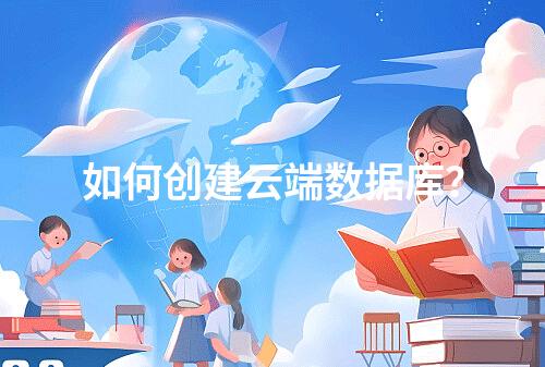 如何创建云端数据库?