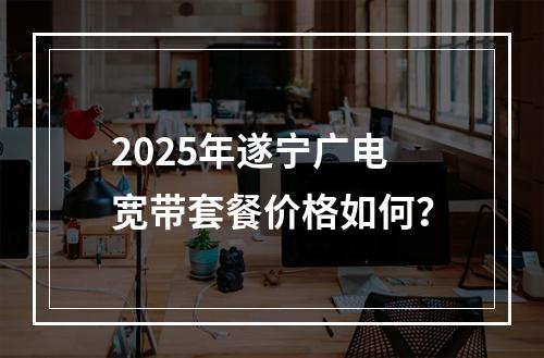 2025年遂宁广电宽带套餐价格如何？