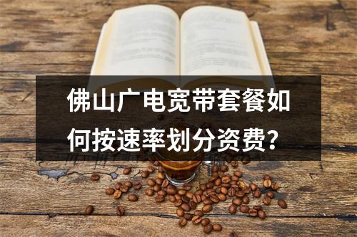 佛山广电宽带套餐如何按速率划分资费？