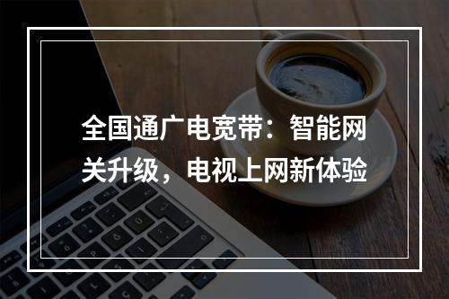 全国通广电宽带：智能网关升级，电视上网新体验