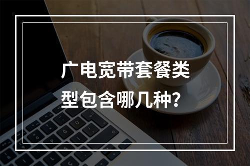 广电宽带套餐类型包含哪几种？