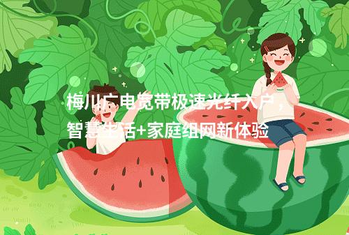 梅川广电宽带极速光纤入户，智慧生活+家庭组网新体验