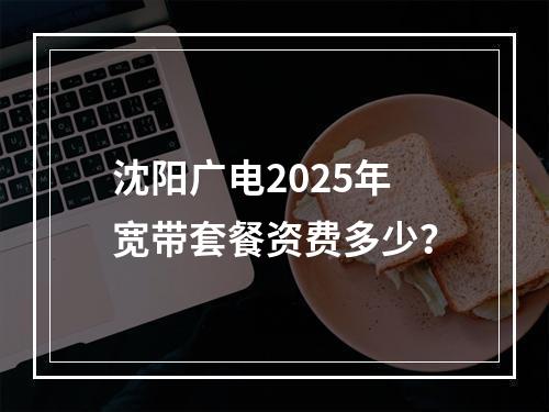 沈阳广电2025年宽带套餐资费多少？
