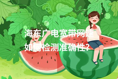 海东广电宽带网速如何检测准确性？