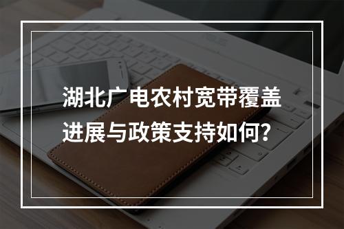 湖北广电农村宽带覆盖进展与政策支持如何？