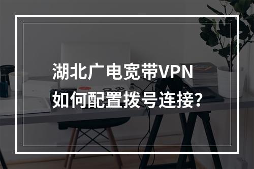 湖北广电宽带VPN如何配置拨号连接？