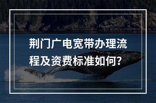 荆门广电宽带办理流程及资费标准如何？