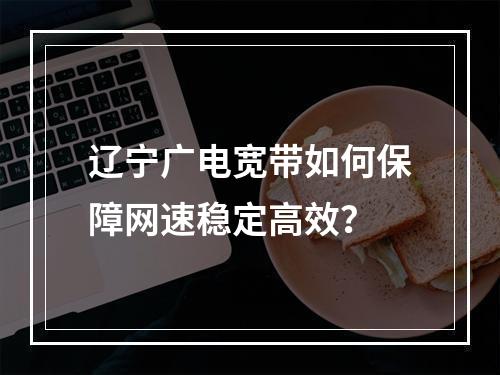 辽宁广电宽带如何保障网速稳定高效？
