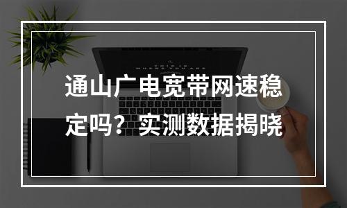 通山广电宽带网速稳定吗？实测数据揭晓