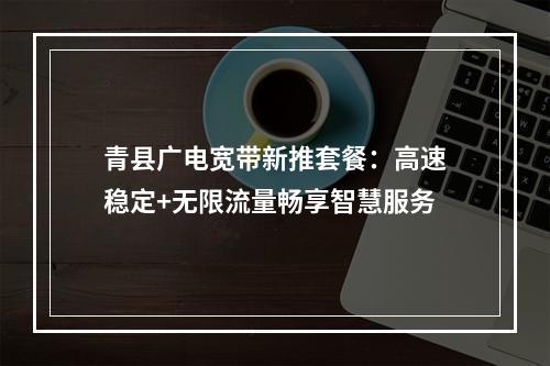 青县广电宽带新推套餐：高速稳定+无限流量畅享智慧服务