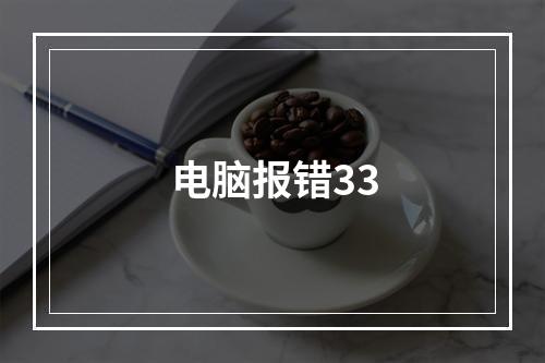 电脑报错33