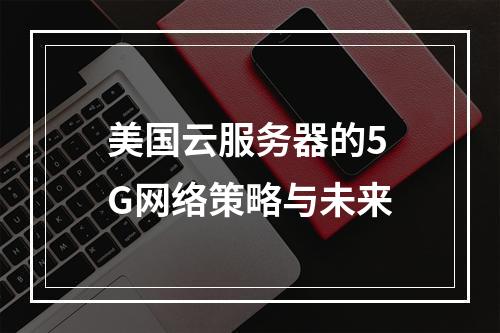 美国云服务器的5G网络策略与未来