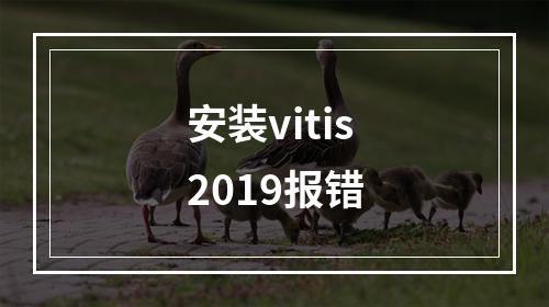 安装vitis2019报错