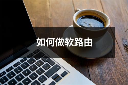 如何做软路由