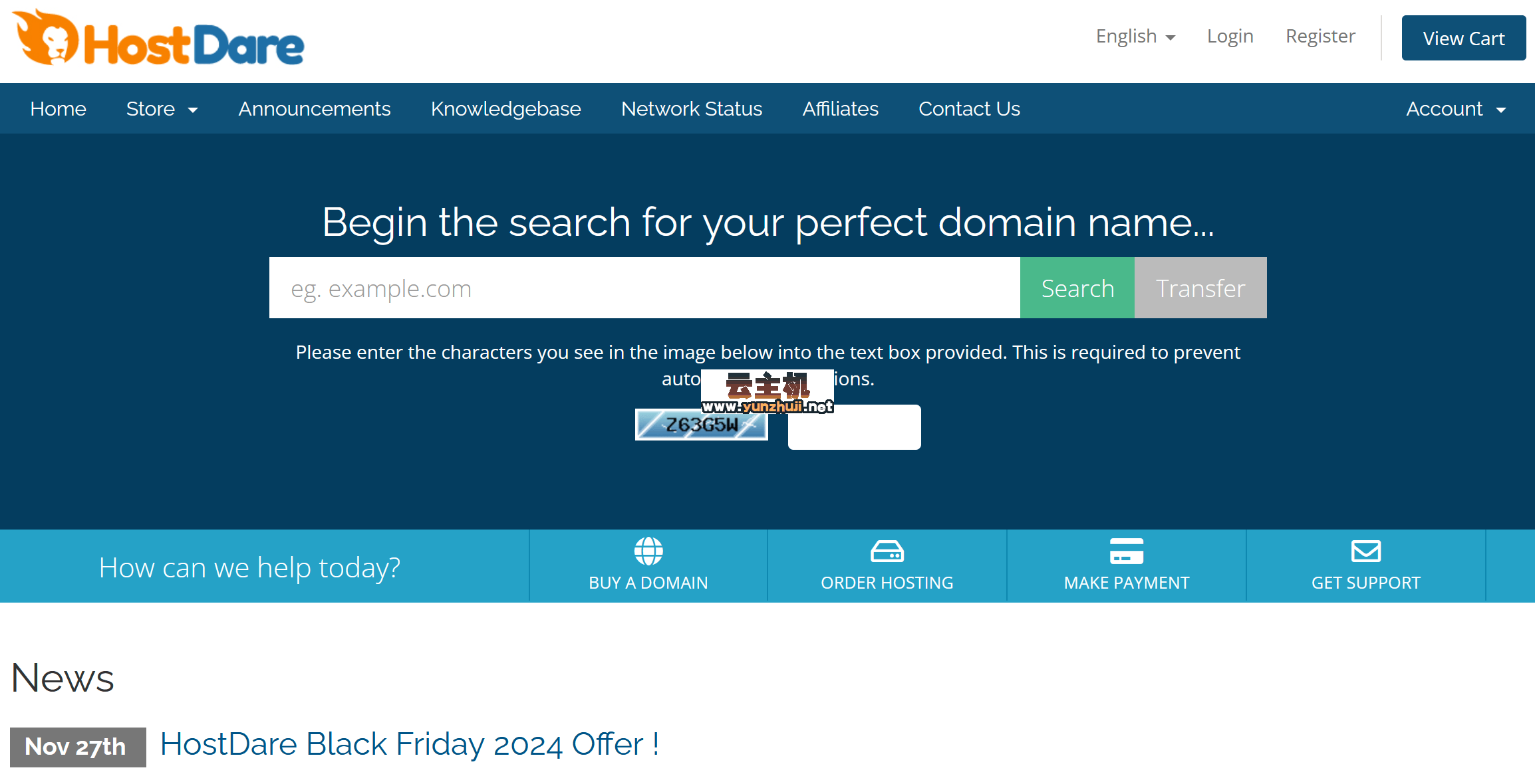#新年# hostdare:洛杉矶cn2 gia VPS-$21.59/年、洛杉矶国际VPS-$9.1/年、日本软银VPS-$39.99/年