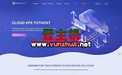 tothost:越南住宅VPS,单个高达24个双ISP属性IP,250Mbps带宽,不限制流量