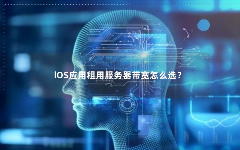 iOS应用租用服务器带宽怎么选？