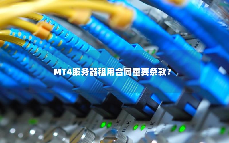 MT4服务器租用合同重要条款？