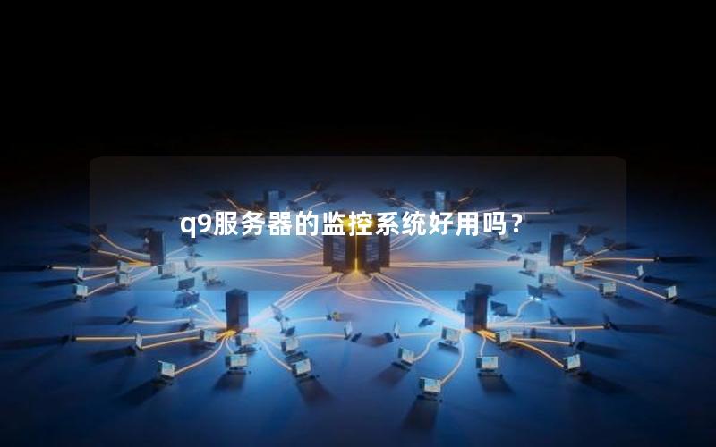 q9服务器的监控系统好用吗？