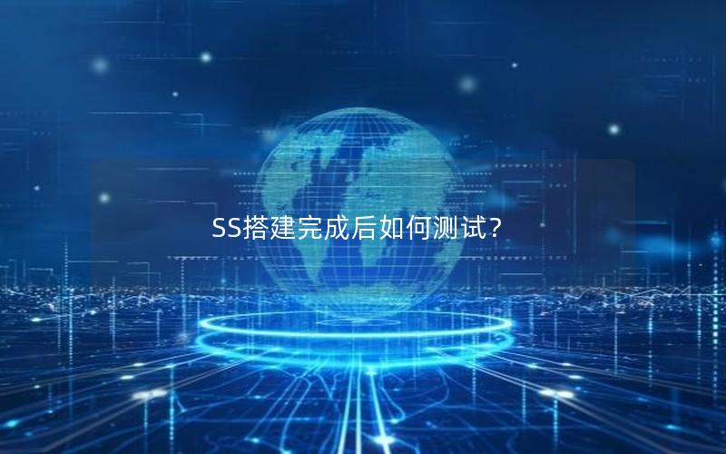 SS搭建完成后如何测试？