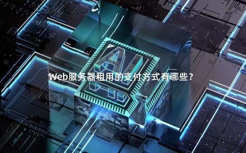 Web服务器租用的支付方式有哪些？