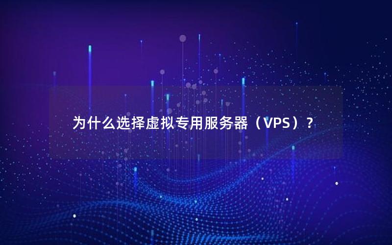 为什么选择虚拟专用服务器（VPS）？
