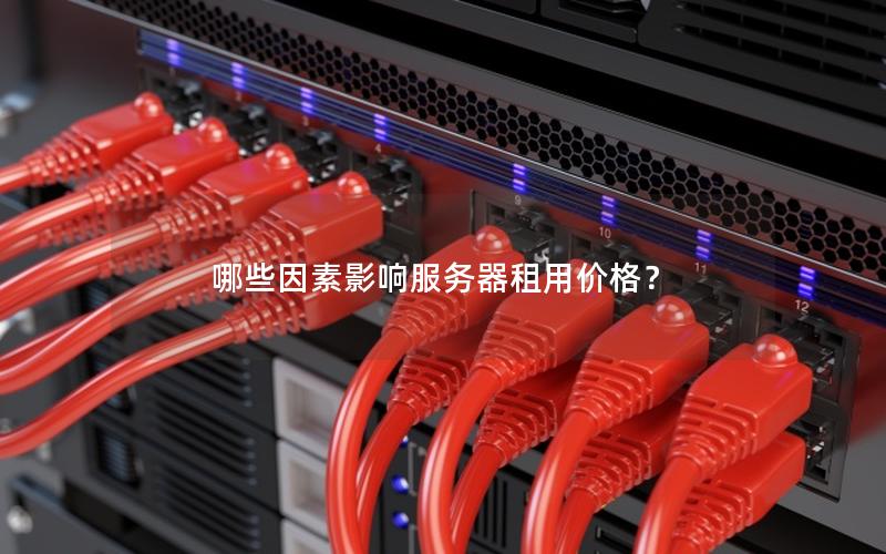 哪些因素影响服务器租用价格？