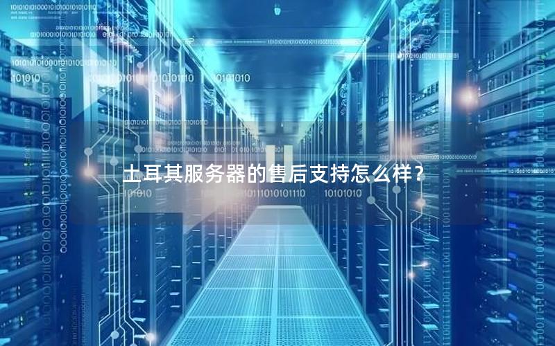 土耳其服务器的售后支持怎么样？