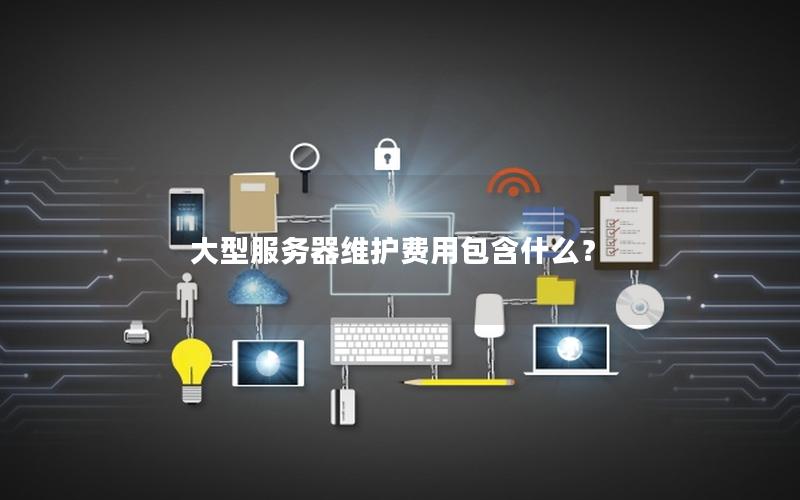 大型服务器维护费用包含什么？
