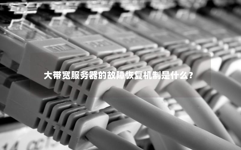 大带宽服务器的故障恢复机制是什么？