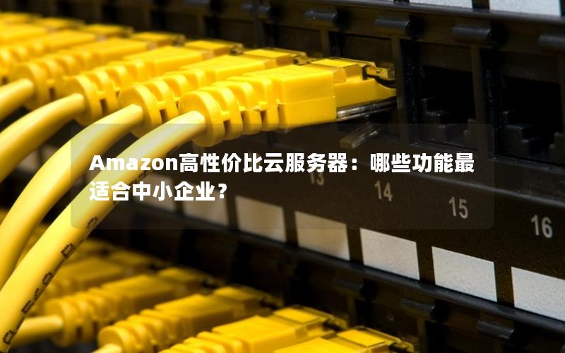 Amazon高性价比云服务器：哪些功能最适合中小企业？