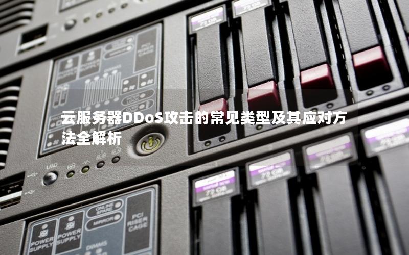 云服务器DDoS攻击的常见类型及其应对方法全解析