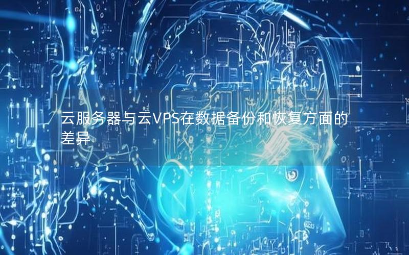 云服务器与云VPS在数据备份和恢复方面的差异