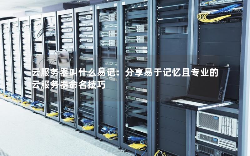 云服务器叫什么易记：分享易于记忆且专业的云服务器命名技巧