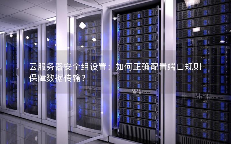 云服务器安全组设置：如何正确配置端口规则保障数据传输？