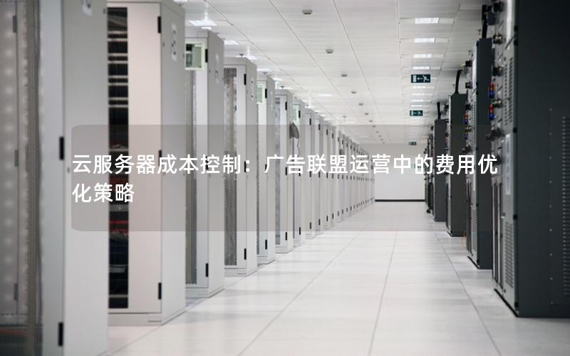 云服务器成本控制：广告联盟运营中的费用优化策略