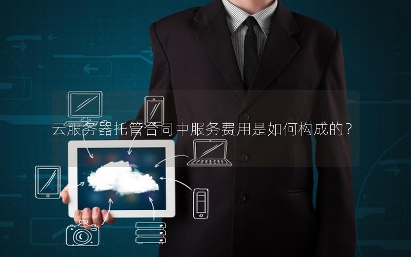 云服务器托管合同中服务费用是如何构成的？