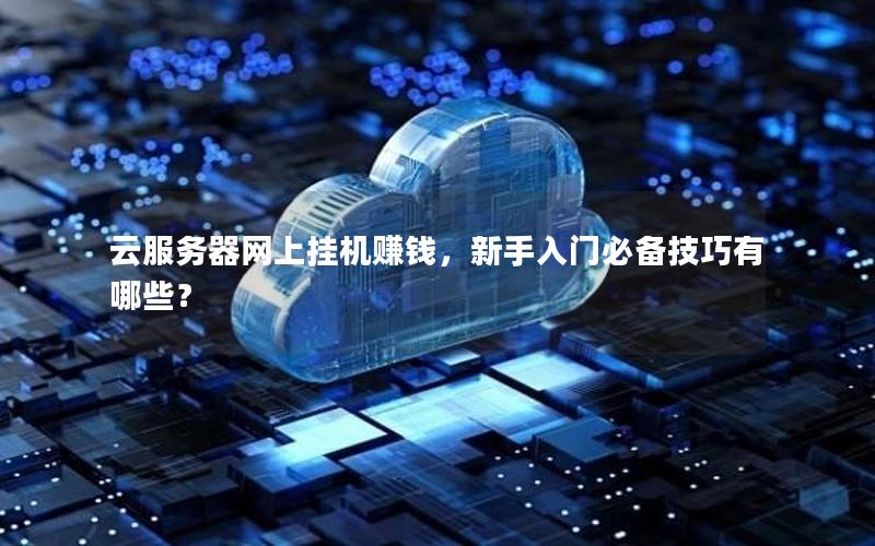 云服务器网上挂机赚钱，新手入门必备技巧有哪些？
