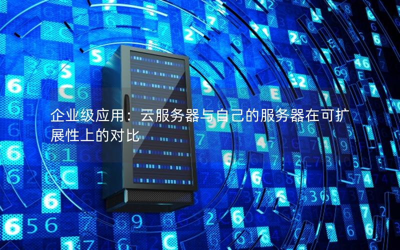 企业级应用：云服务器与自己的服务器在可扩展性上的对比